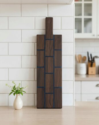 Deska do serwowania CZARNY DĄB #18 (13x46cm), MA WOOD