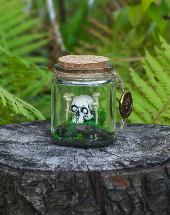 Słoik z Czaszką i Grzybkami Świecący, Nest of Bones