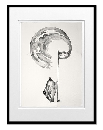 RumiRacje I akwarela grafika obraz ręcznie malowany, Galeriai