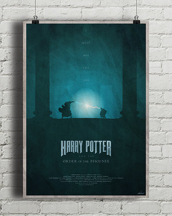 Plakat Harry Potter i Zakon Feniksa, minimalmill