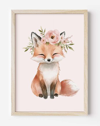 Kolekcja leśne zwierzęta nr 5  Plakaty Na Ścianę Dla Dzieci, Dekoracjan