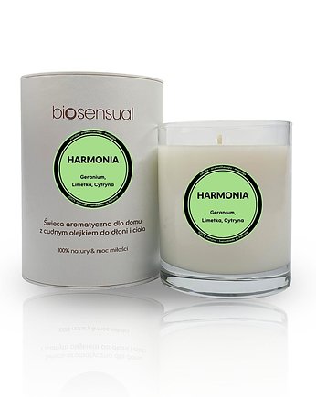 Świeca do masażu i aromaterapii HARMONIA 200g, Biosensual