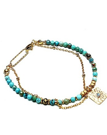 Turkus vol. 10 - bransoletka - Szlachetna kolekcja, KiKa pracownia