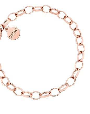 Masywna bransoletka z różowego złota, SOTHO