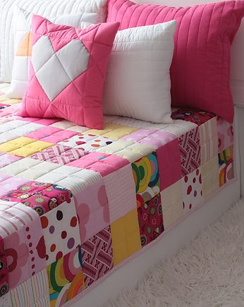 Narzuta patchworkowa dwustronna SATA 2, patchwork house