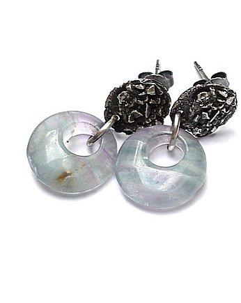 Ring /fluoryt/ kolczyki, Katia i krokodyl