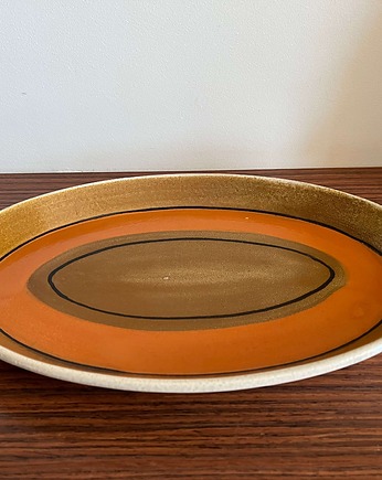 Francuska patera ceramiczna MBFA Pornic, Bałwanki z gałganków
