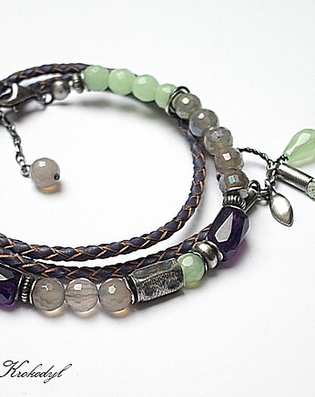 mint & violet -bransoletki , Katia i krokodyl