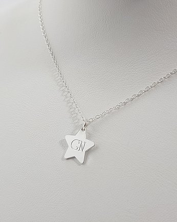 Celebrytka naszyjnik  gwiazdka z inicjałami, ZaNa Design