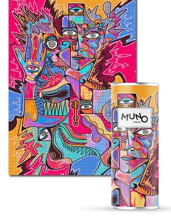 Muno Puzzle "Golden Teacher" by Nikodem Szewczyk 2000 el. w ozdobnej tubie, MUNO puzzle