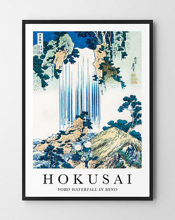 Plakat Hokusai Yoro Waterfall in Mino, HOG STUDIO
