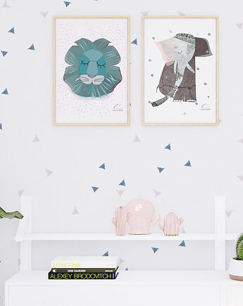 Tapeta dla dzieci Crazy Triangles, Humpty Dumpty Room Decoration