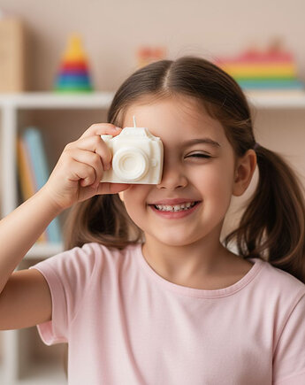 Świeca sojowa dekoracyjna aparat fotograficzny, Oyka Candle
