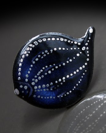Cebulka/broszka ceramiczna, Magda Łysiak
