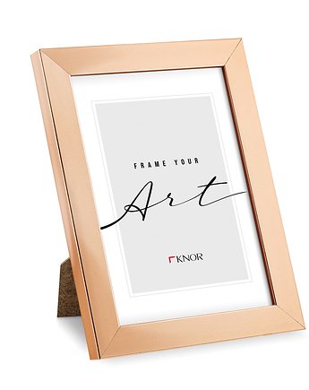 Ramka różowe złoto, KNOR