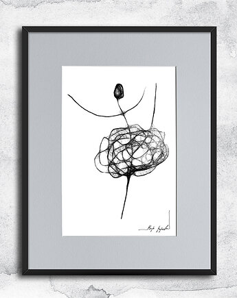 Autorska grafika z ramą - nr 90, Maja Gajewska
