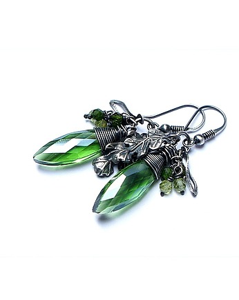 Kolczyki srebrne Szyszki vol. 8, Katia i krokodyl