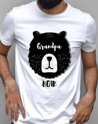 Koszulka  z nadrukiem Grandpa bear, ART ORGANIC