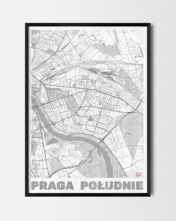 Plakat Praga Południe - CityArtPosters, CityArtPosters
