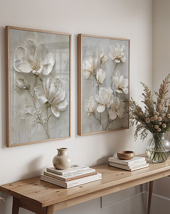 Zestaw plakatów -  Kwiaty  (set246), raspberryEM