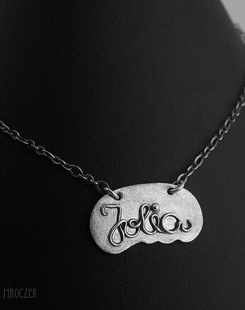 Imiennik - Julia, naszyjnik personalizowany, Anna Mroczek