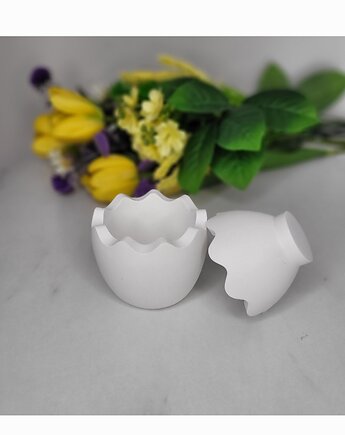 Dekoracja wielkanocna. Jajko -Szkatułka, Florals&Moss