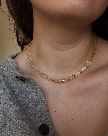 Naszyjnik Cytryn Unikat, Chmolowska Jewellery