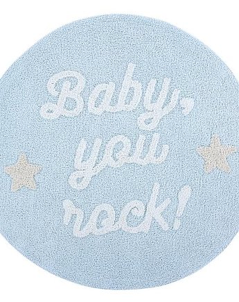 Dywan Bawełniany Baby, you rock Ø120cm Mr Wonderful & Lorena Canals, Lorena Canals