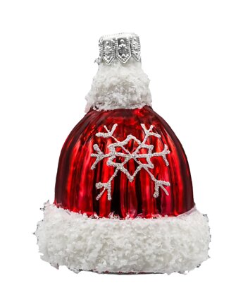 Bombka choinkowa: Czapka zimowa z płatkiem śniegu, Syn Bombkarza