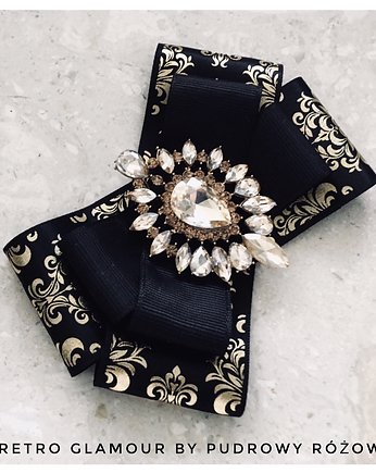 Brosza  Retro Glamour NEW, Pudrowy Różowy