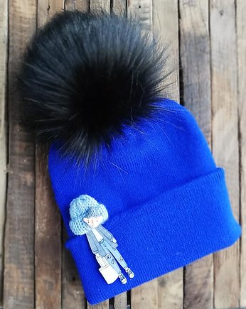niebieska czapka, YOKOdesign
