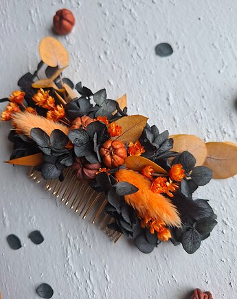 Grzebyk do włosów na Halloween, Mudryk Viktoria Dried Flowers