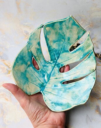 Ceramiczna miska Monstera Egzotyka, annaflora