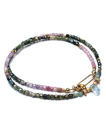 Turmaliny vol. 49 /choker/ 19.02.26 naszyjnik - Szlachetna kolekcja, KiKa pracownia