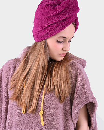 Turban kąpielowy fuksja, HugMe