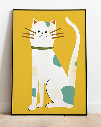Plakat  Kot, OKAZJE - Prezent na Dzień Kobiet