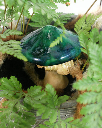 Dekoracyjny grzybek - na półkę, do doniczki, 10FingersArt