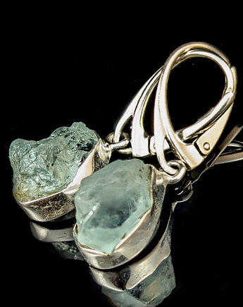 Kolczyki srebrne Amazing aqua earring