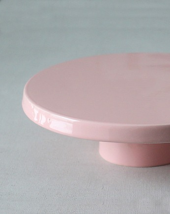 Różowa patera na ciasto / tort duża, m2k studio