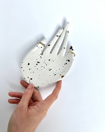Ceramiczna Dłoń Dalmatyńczyk w Złote Ciapki, Maison Fragile