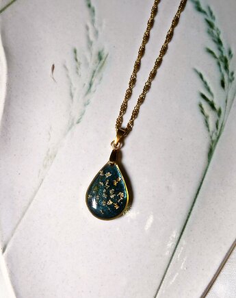 Naszyjnik Kropla z kwiatami, Blask Natury