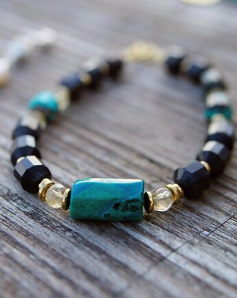 Bransoletka z turkusami i chryzokolą, Studio Gazela