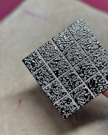 Srebrna podkładka mozaika, Pupo design