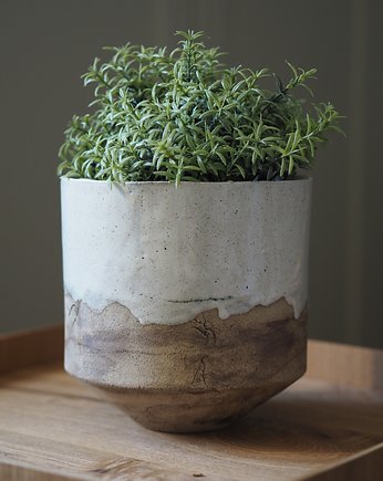 Osłonka doniczka ceramiczna, Velvet Craft