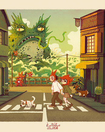 Ilustracja Kamagawa, kamilamoth