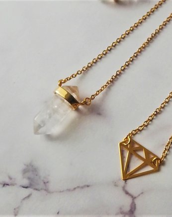 Łańcuszek z kryształem górskim Magic Crystal, AFRODITTE COLLECTION