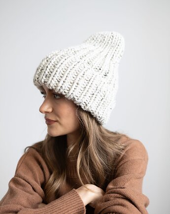 Czapka Peruvian 2.0 płatki owsiane, Lucky HandMade