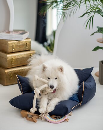 Legowisko przenośnie torba dla zwierząt  Dark blue/beige, Mydeer