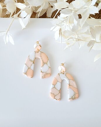 Kolczyki wiszące PEACH, LIVKA casual style