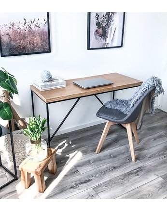 CHARLOTTE - biurko, biurko home office, biurko do pracy, salon,pokój, Papierowka Simple form of furniture